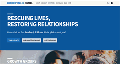 Desktop Screenshot of oxfordvalleychapel.org